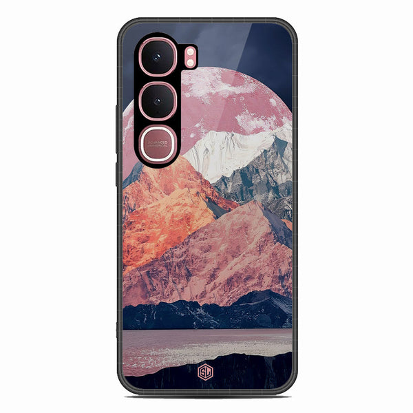 Mountains Wanderlust Series Soft Phone Case - Glass Case - Design 5 - Vivo Y31 5G