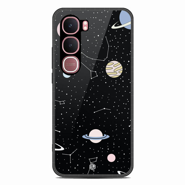 Space Series Soft Phone Case - Glass Case - Design 1 - Vivo Y31 5G
