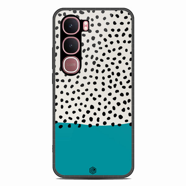 Polka Dots Series Soft Phone Case - Glass Case - Design 2 - Vivo Y31 5G