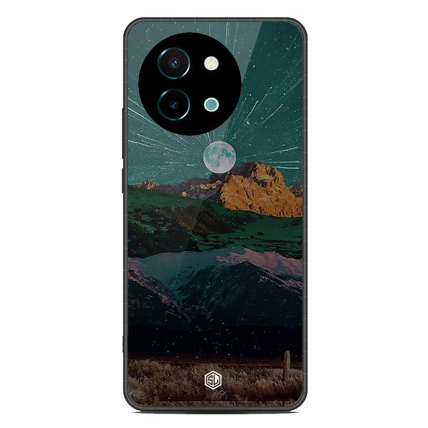 Mountains Wanderlust Series Soft Phone Case - Metal Case - Design 3 - Vivo Y38