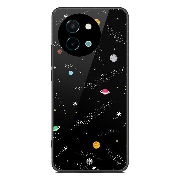 Space Series Soft Phone Case - Metal Case - Design 2 - Vivo Y38