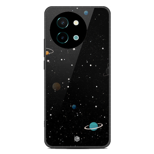 Space Series Soft Phone Case - Metal Case - Design 3 - Vivo Y38