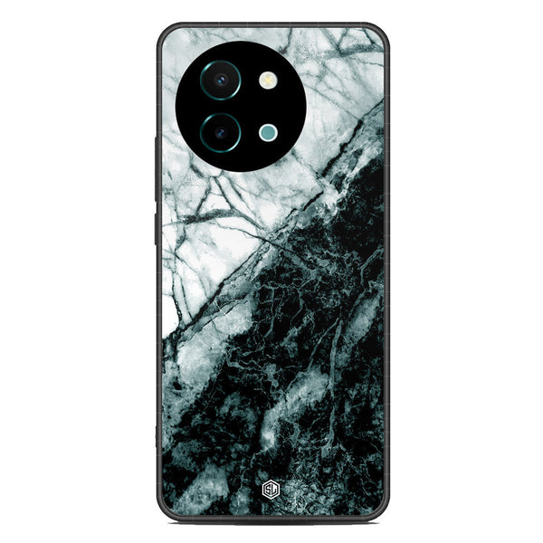 Marble Series Soft Phone Case - Metal Case - Design 6 - Vivo Y38