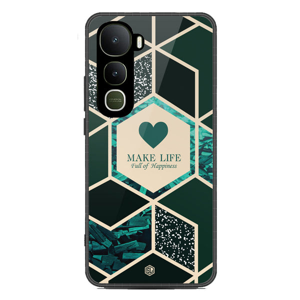 Happiness Series Soft Phone Case - Metal Case - Design 4 - Vivo Y400