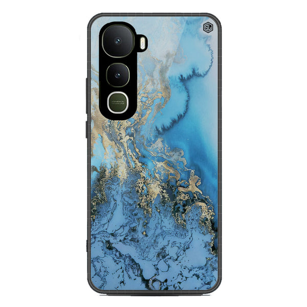 Marble Series Soft Phone Case - Metal Case - Design 2 - Vivo Y400