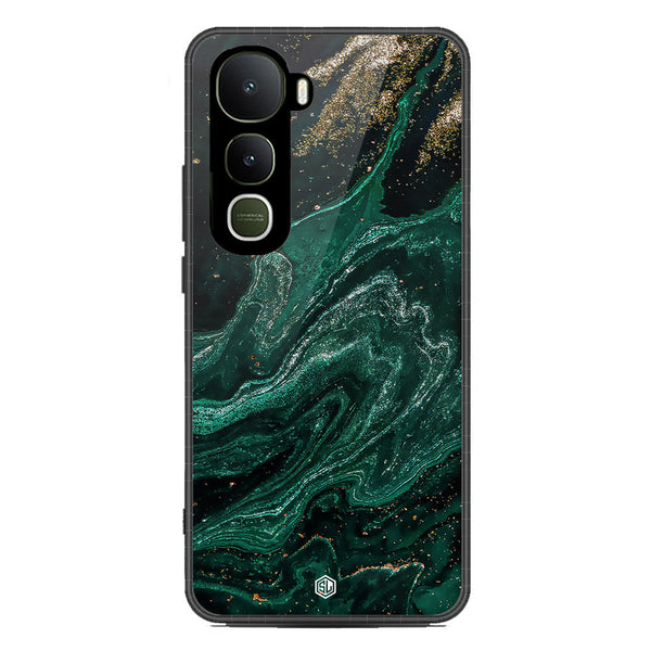 Marble Series Soft Phone Case - Metal Case - Design 3 - Vivo Y400 4G