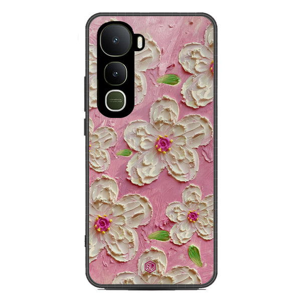 Floral Series Soft Phone Case - Metal Case - Design 5 - Vivo Y400