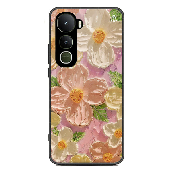 Floral Series Soft Phone Case - Metal Case - Design 11 - Vivo Y400