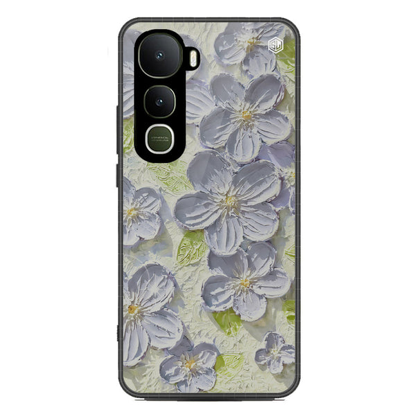 Floral Series Soft Phone Case - Metal Case - Design 12 - Vivo Y400
