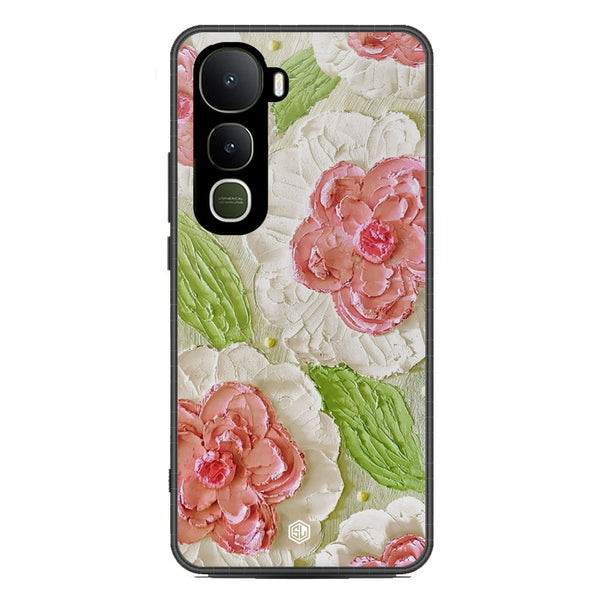 Floral Series Soft Phone Case - Metal Case - Design 13 - Vivo Y400 4G