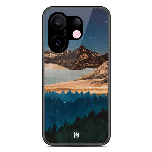 Mountains Wanderlust Series Soft Phone Case - Metal Case - Design 1 - Vivo S30 Pro Mini