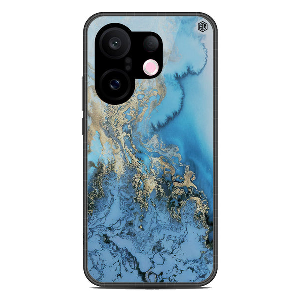 Marble Series Soft Phone Case - Metal Case - Design 2 - Vivo S30 Pro Mini