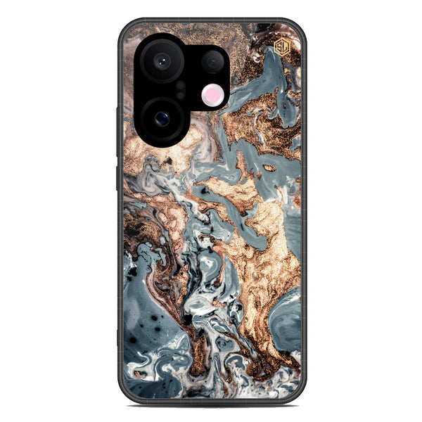 Marble Series Soft Phone Case - Metal Case - Design 5 - Vivo S30 Pro Mini