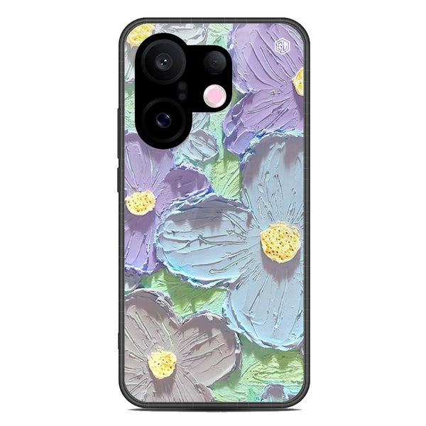 Floral Series Soft Phone Case - Metal Case - Design 1 - Vivo S30 Pro Mini