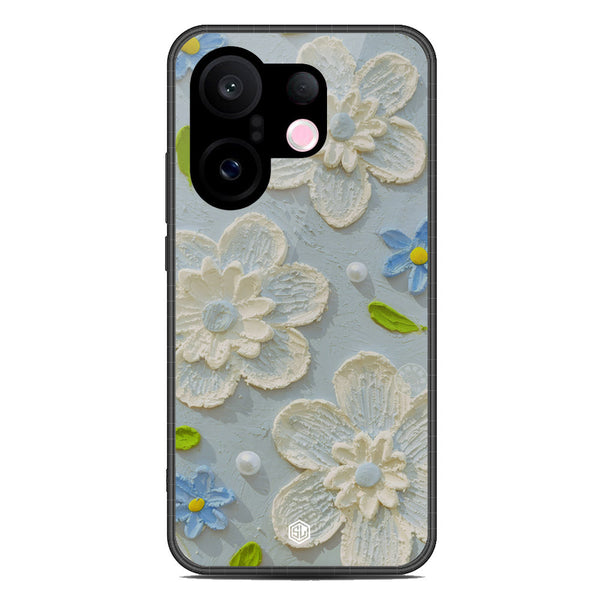 Floral Series Soft Phone Case - Metal Case - Design 3 - Vivo S30 Pro Mini