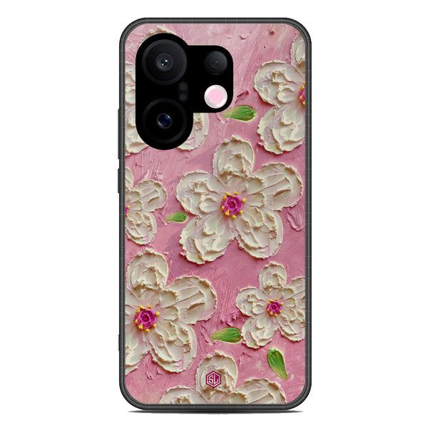 Floral Series Soft Phone Case - Metal Case - Design 5 - Vivo S30 Pro Mini