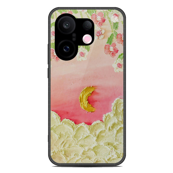 Floral Series Soft Phone Case - Metal Case - Design 7 - Vivo S30 Pro Mini