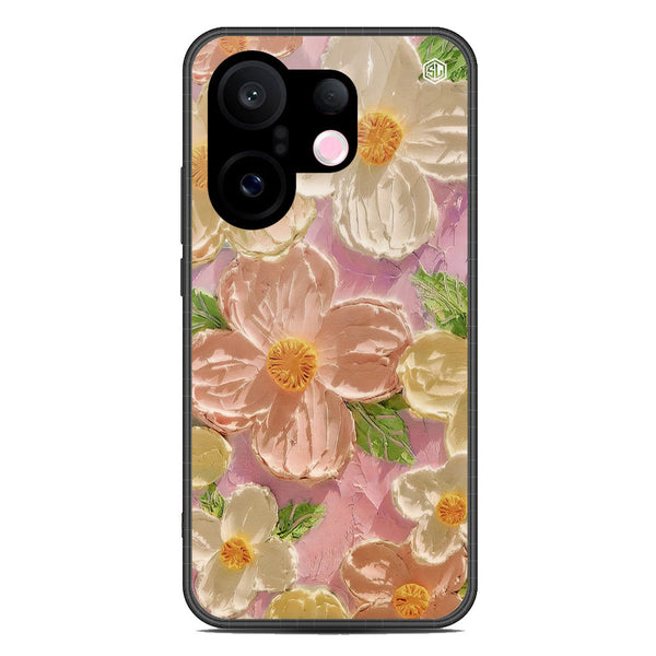 Floral Series Soft Phone Case - Metal Case - Design 11 - Vivo X200 FE