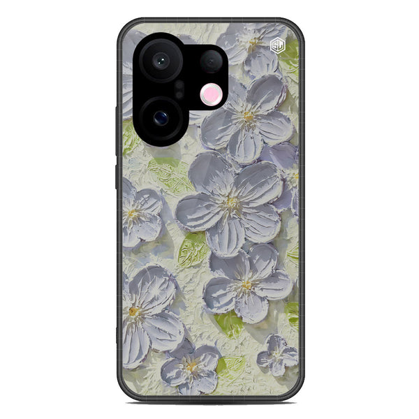 Floral Series Soft Phone Case - Metal Case - Design 12 - Vivo S30 Pro Mini