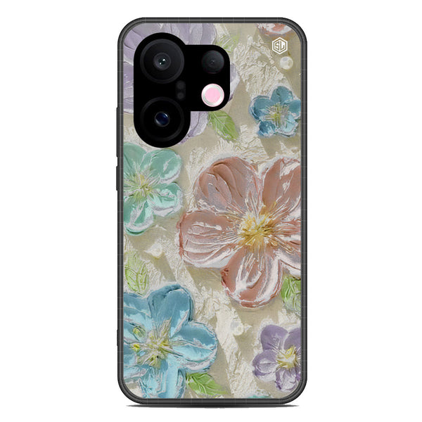 Floral Series Soft Phone Case - Metal Case - Design 14 - Vivo S30 Pro Mini