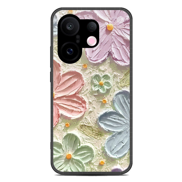 Floral Series Soft Phone Case - Metal Case - Design 15 - Vivo X200 FE