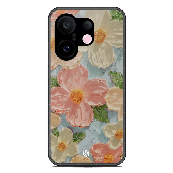 Floral Series Soft Phone Case - Metal Case - Design 16 - Vivo X200 FE