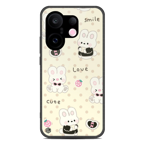 Cute Chic Series Soft Phone Case - Metal Case - Design 4 - Vivo X200 FE