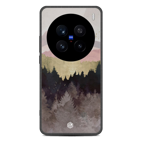 Mountains Wanderlust Series Soft Phone Case - Metal Case - Design 2 - Vivo X200 Pro