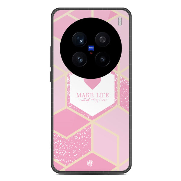 Happiness Series Soft Phone Case - Metal Case - Design 3 - Vivo X200 Pro