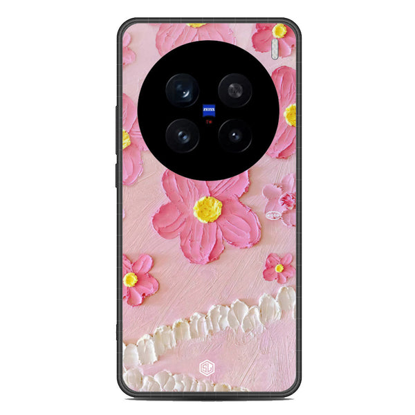 Floral Series Soft Phone Case - Metal Case - Design 2 - Vivo X200 Pro