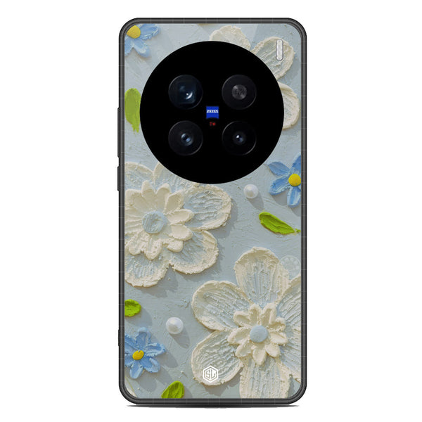 Floral Series Soft Phone Case - Metal Case - Design 3 - Vivo X200 Pro