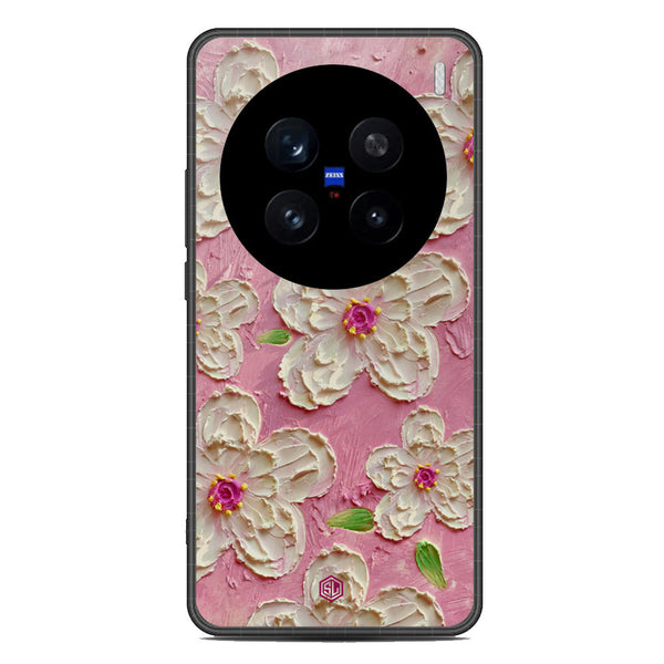 Floral Series Soft Phone Case - Metal Case - Design 5 - Vivo X200 Pro