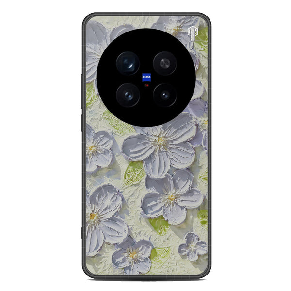 Floral Series Soft Phone Case - Metal Case - Design 12 - Vivo X200 Pro