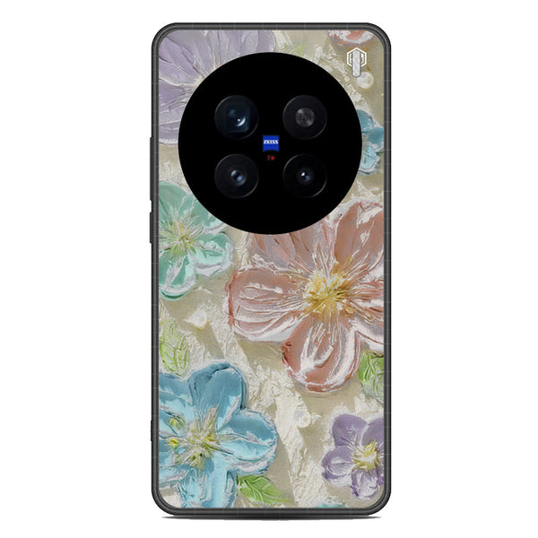 Floral Series Soft Phone Case - Metal Case - Design 14 - Vivo X200 Pro