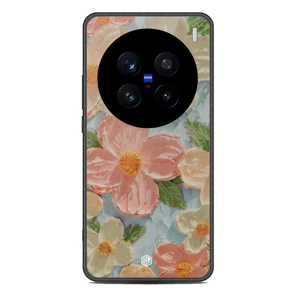 Floral Series Soft Phone Case - Metal Case - Design 16 - Vivo X200 Pro