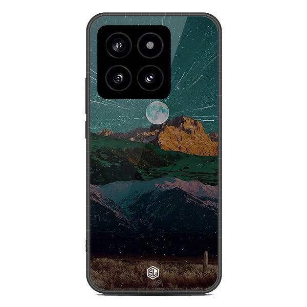 Mountains Wanderlust Series Soft Phone Case - Premium Glass Case - Design 3 - Xiaomi 14