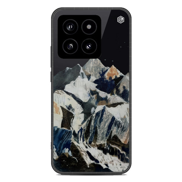 Mountains Wanderlust Series Soft Phone Case - Premium Glass Case - Design 4 - Xiaomi 14
