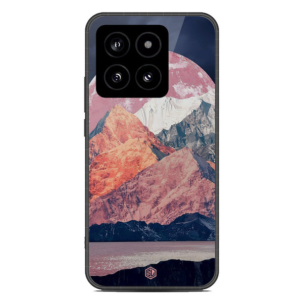 Mountains Wanderlust Series Soft Phone Case - Premium Glass Case - Design 5 - Xiaomi 14
