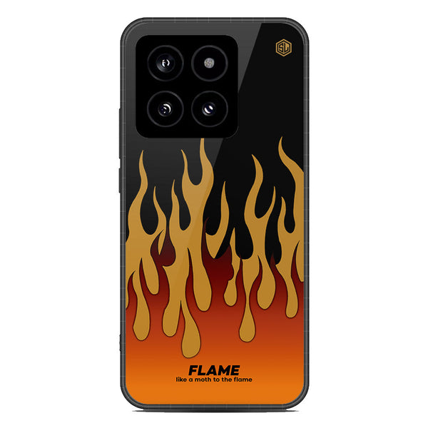 Trending Designs Series Soft Phone Case - Premium Glass Case - Design 4 - Xiaomi 14