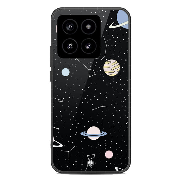 Space Series Soft Phone Case - Premium Glass Case - Design 1 - Xiaomi 14
