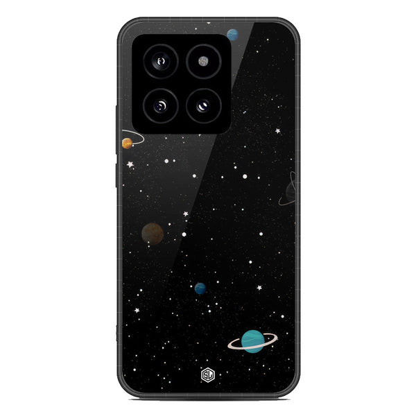 Space Series Soft Phone Case - Premium Glass Case - Design 3 - Xiaomi 14