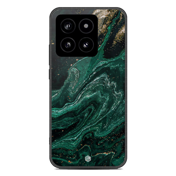 Marble Series Soft Phone Case - Premium Glass Case - Design 3 - Xiaomi 14
