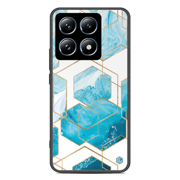 Stylish Marble Series Soft Phone Case - Metal Case - Design 1 - Xiaomi 14T