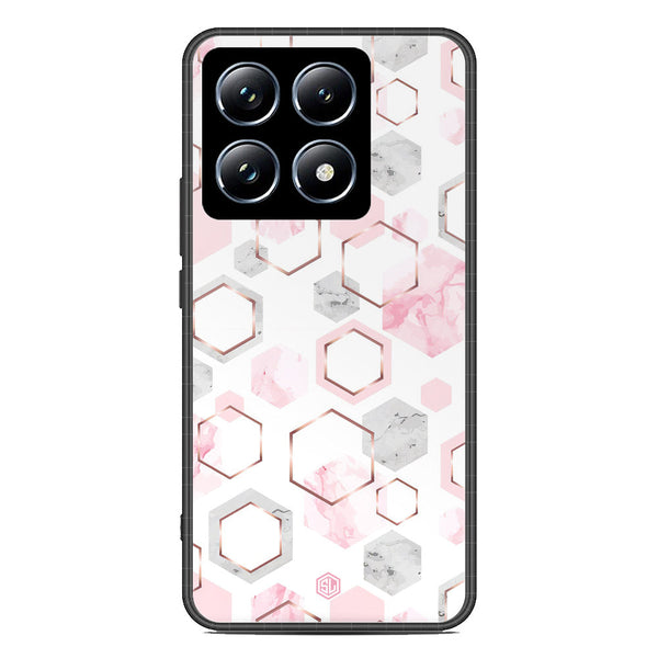 Stylish Marble Series Soft Phone Case - Metal Case - Design 4 - Xiaomi 14T
