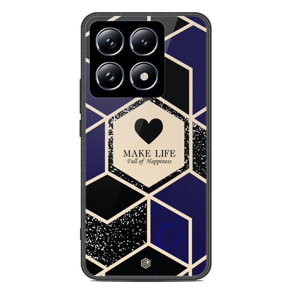 Happiness Series Soft Phone Case - Metal Case - Design 1 - Xiaomi 14T Pro