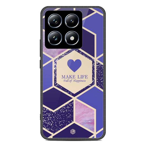 Happiness Series Soft Phone Case - Metal Case - Design 2 - Xiaomi 14T