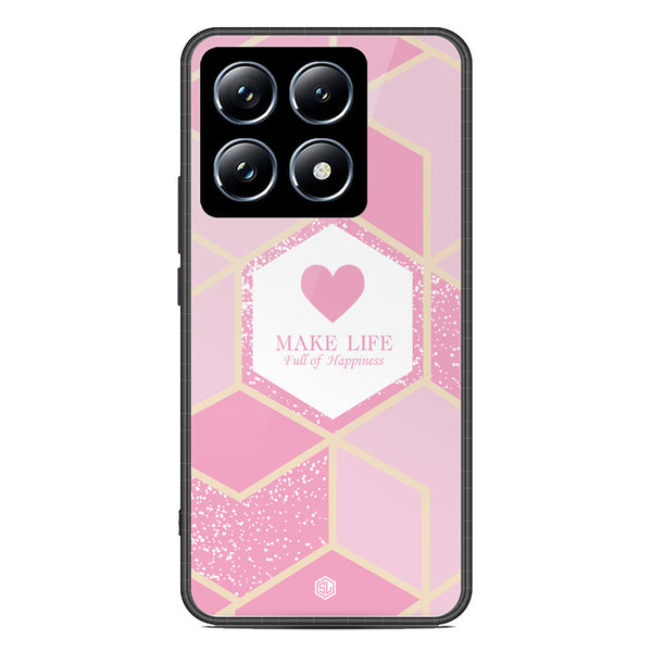 Happiness Series Soft Phone Case - Metal Case - Design 3 - Xiaomi 14T