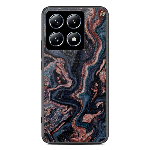 Marble Series Soft Phone Case - Metal Case - Design 4 - Xiaomi 14T Pro