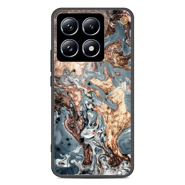 Marble Series Soft Phone Case - Metal Case - Design 5 - Xiaomi 14T