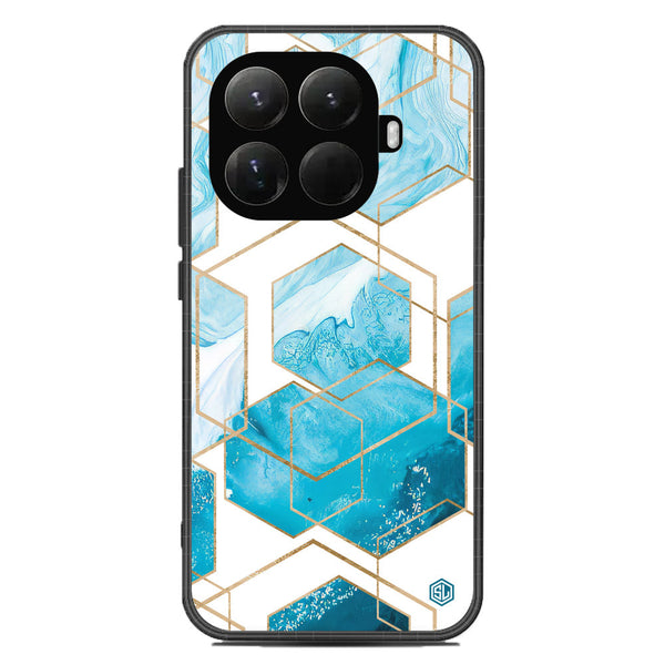 Stylish Marble Series Soft Phone Case - Glass Case - Design 1 - Xiaomi 15T Pro